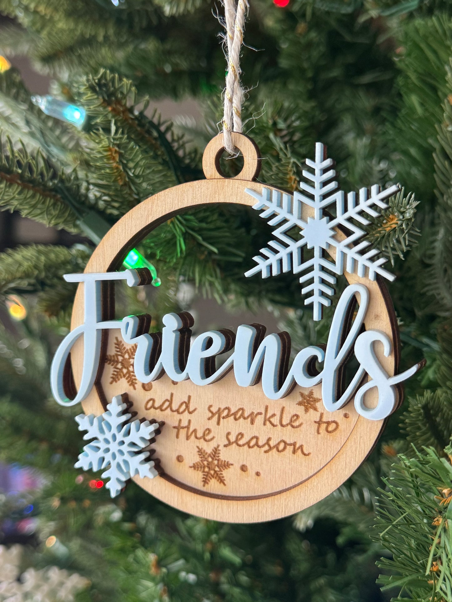 Friends Add Sparkle Ornament