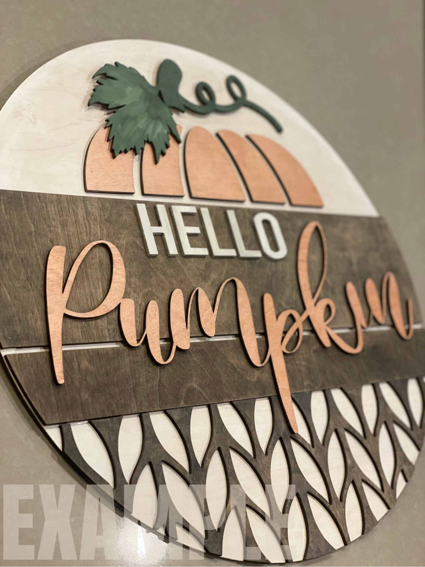Hello Pumpkin Sign