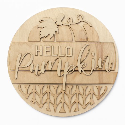 Hello Pumpkin Sign